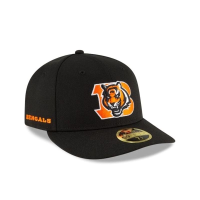 Cincinnati Bengals Gorra | New Era NFL Logo Mix Low Profile 59fifty Fitted Cap Mexico - Negros